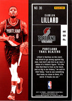 2017 Panini Contenders Damian Lillard #36