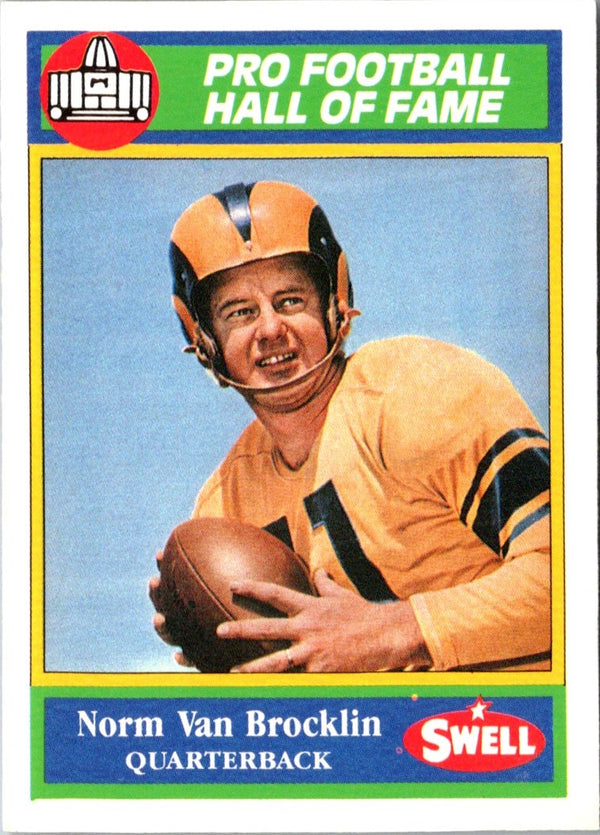 1990 Swell Greats Norm Van Brocklin #41