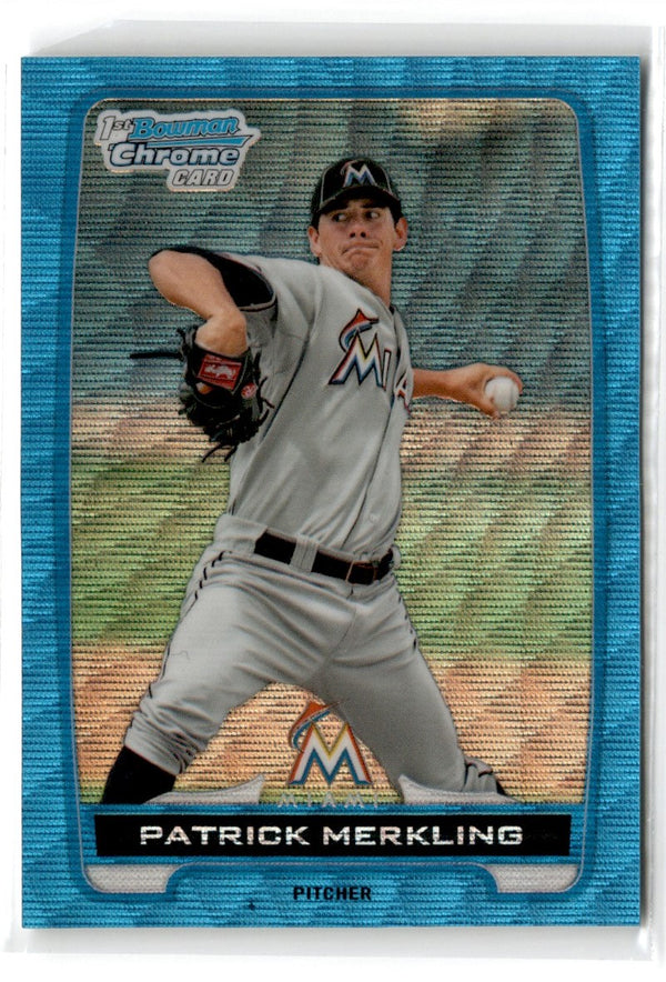 2012 Bowman Draft Picks & Prospects Chrome Patrick Merkling #BDPP136