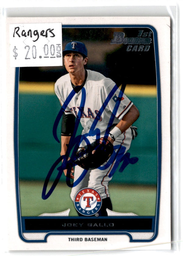 2012 Bowman Draft Picks & Prospects Joey Gallo #BDPP32