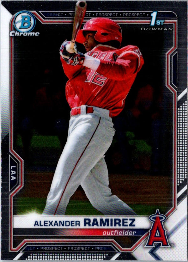 2021 Bowman Chrome Prospects Alexander Ramirez #BCP-145