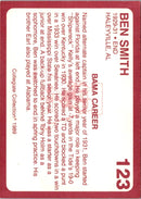 1989 Collegiate Collection Alabama Coke 580 Ben Smith