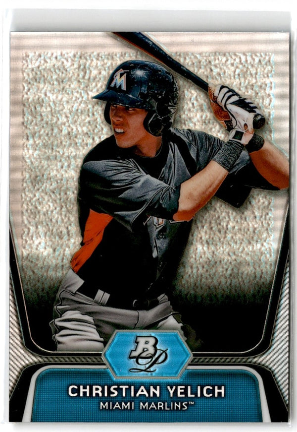 2012 Bowman Platinum Prospects Christian Yelich #BPP49