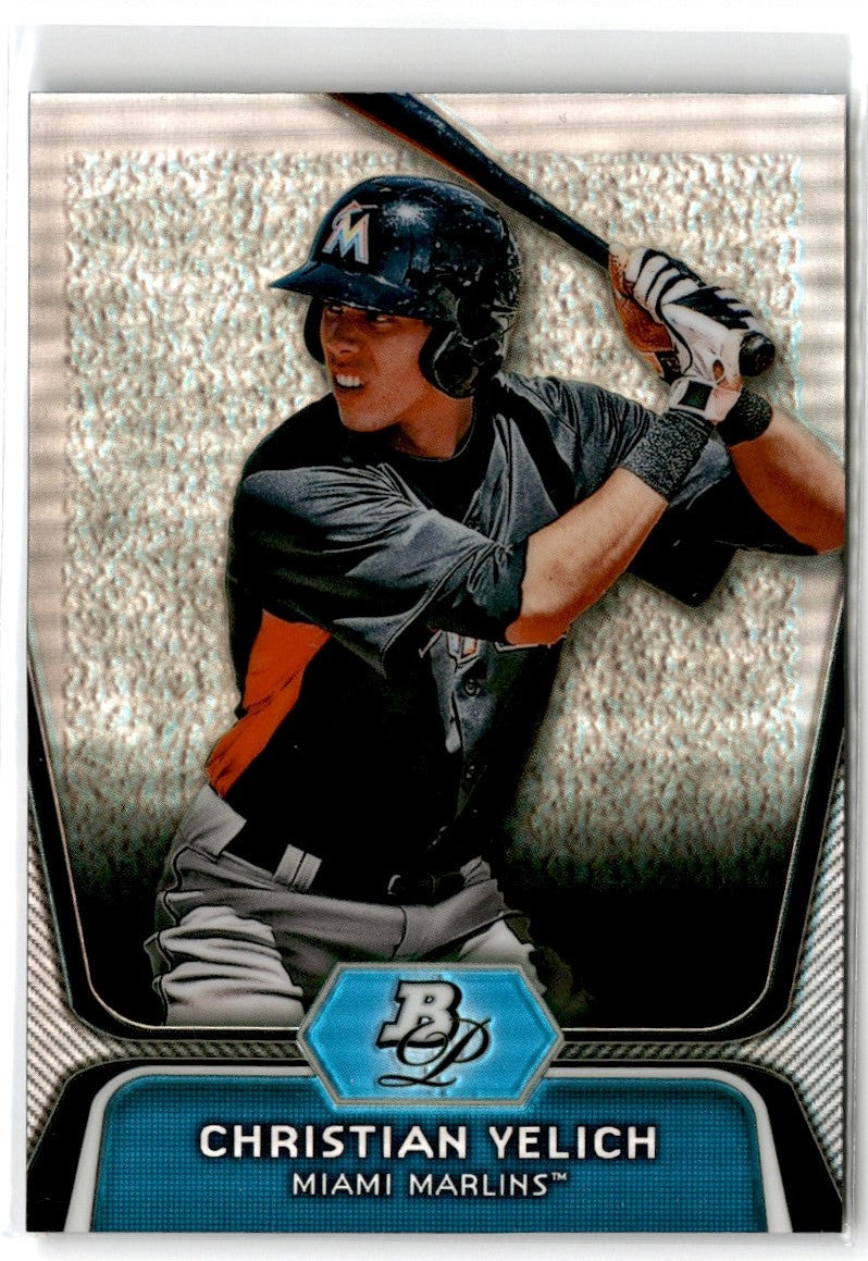 2012 Bowman Platinum Prospects Christian Yelich