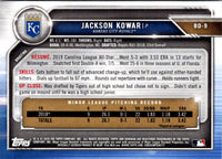 2019 Bowman Draft Jackson Kowar #BD-9