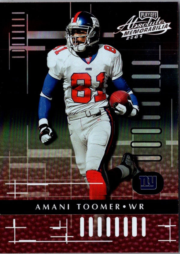 2001 Playoff Absolute Memorabilia Amani Toomer #57