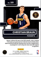 2022 Donruss Rated Rookies Christian Braun #221