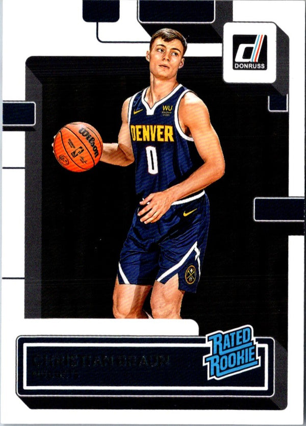 2022 Donruss Rated Rookies Christian Braun #221