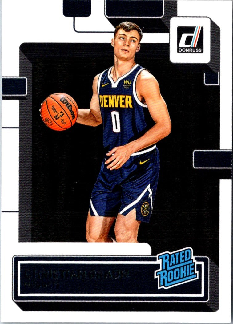 2022 Donruss Rated Rookies Christian Braun