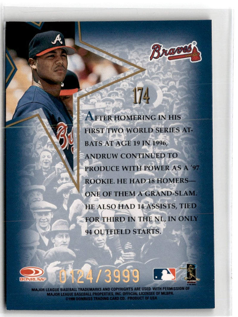 1998 Leaf Fractal Foundations Andruw Jones