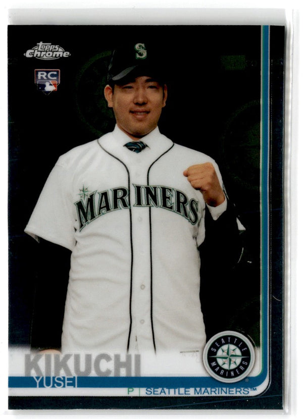 2019 Topps Chrome Yusei Kikuchi #73 Rookie