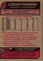 1977 Topps Lemar Parrish #325