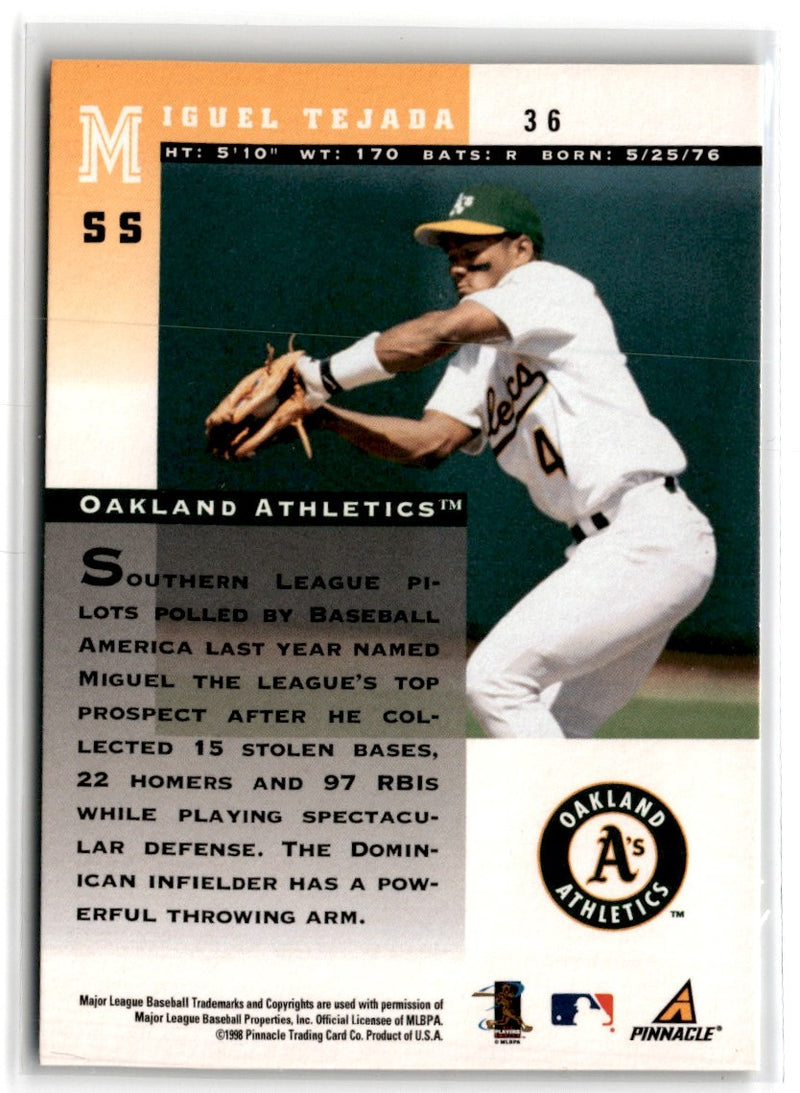 1998 Donruss Preferred Great X-Pectations Samples Alex Rodriguez/Miguel Tejada