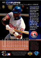 1997 Upper Deck Cliff Floyd #427