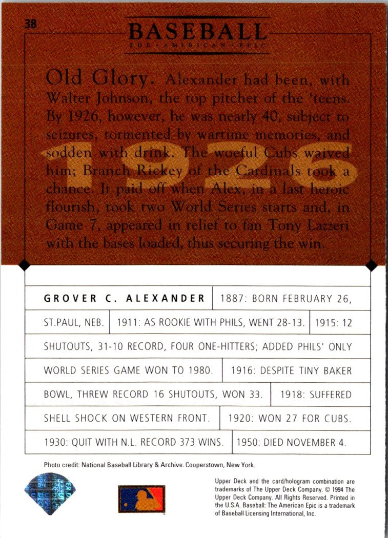 1994 American Archives Origins of Baseball Baseball in the 1880's