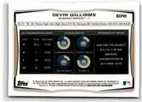 2014 Bowman Chrome Prospects Devin Williams #BCP49
