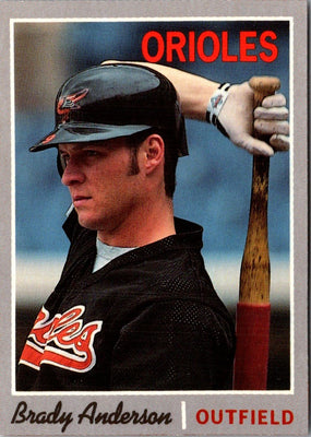1992 Baseball Cards Magazine '70 Topps Replicas Brady Anderson #70