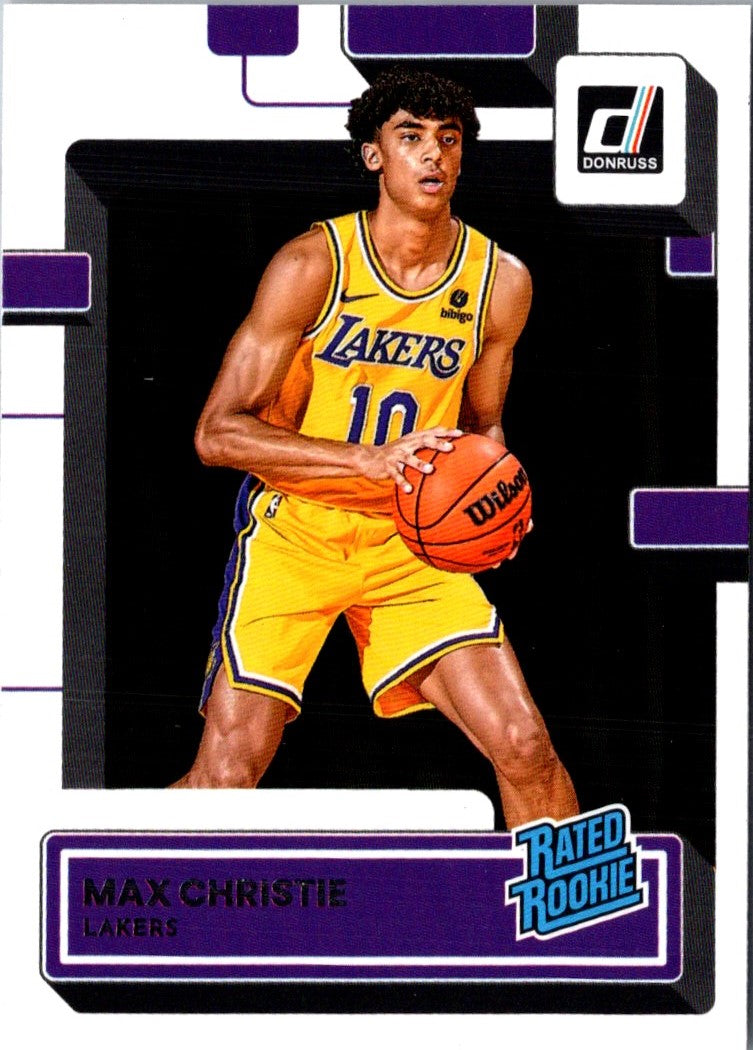 2022 Donruss Rated Rookies Max Christie