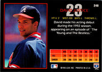 1993 Triple Play David Justice #249