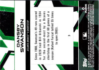 2021 Topps Fire Dansby Swanson #3