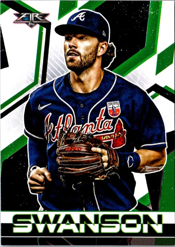 2021 Topps Fire Dansby Swanson #3