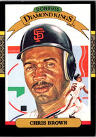 1987 Donruss Super Diamond Kings Chris Brown #11