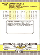 1989 Fleer John Smoltz