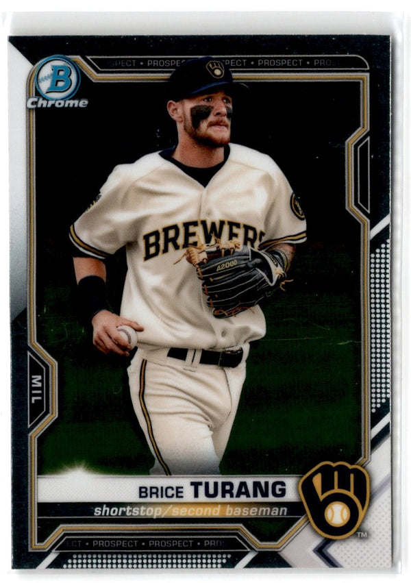 2021 Bowman Chrome Prospects Atomic Refractor Brice Turang #BCP-10