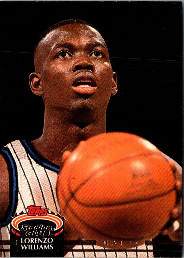 1992 Stadium Club Lorenzo Williams #339