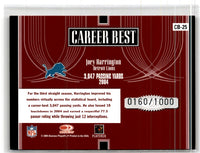 2005 Donruss Elite Career Best Red Joey Harrington #CB-25 0160/1000
