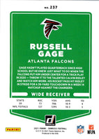 2021 Donruss Russell Gage #237