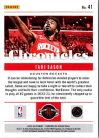 2022 Panini Chronicles Tari Eason #41 Rookie
