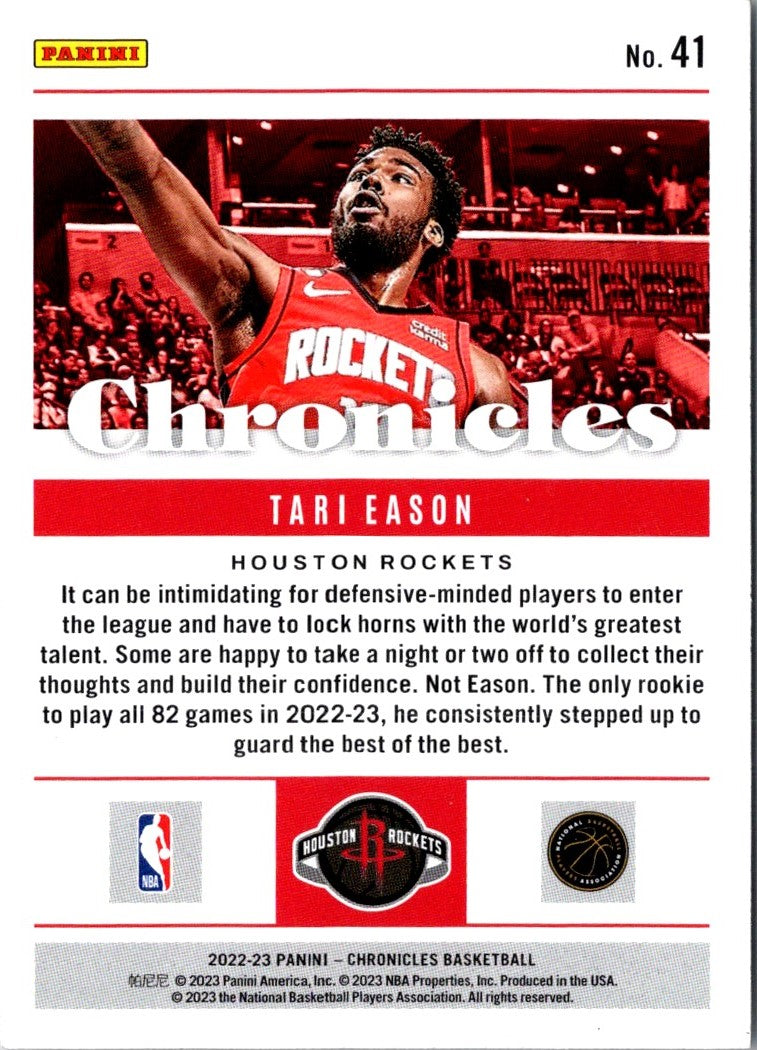 2022 Panini Chronicles Tari Eason