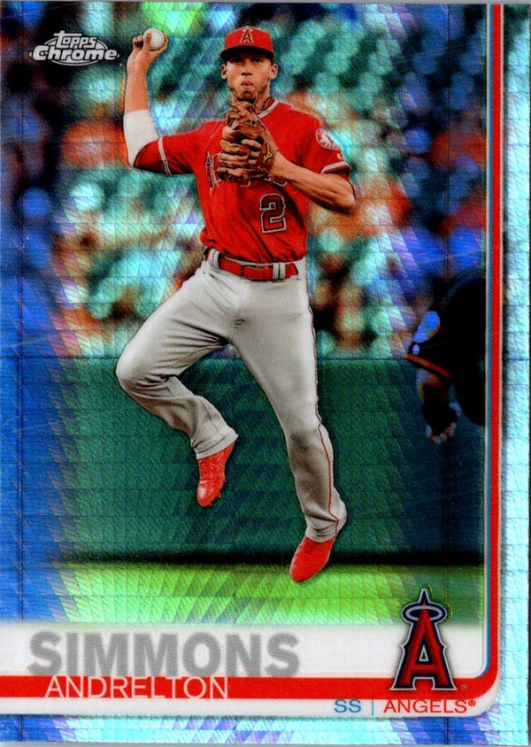 2019 Topps Chrome Andrelton Simmons #255 Refractor