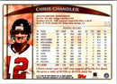 1998 Topps Season Opener Chris Chandler