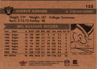2001 Fleer Tradition Glossy Charlie Garner #133