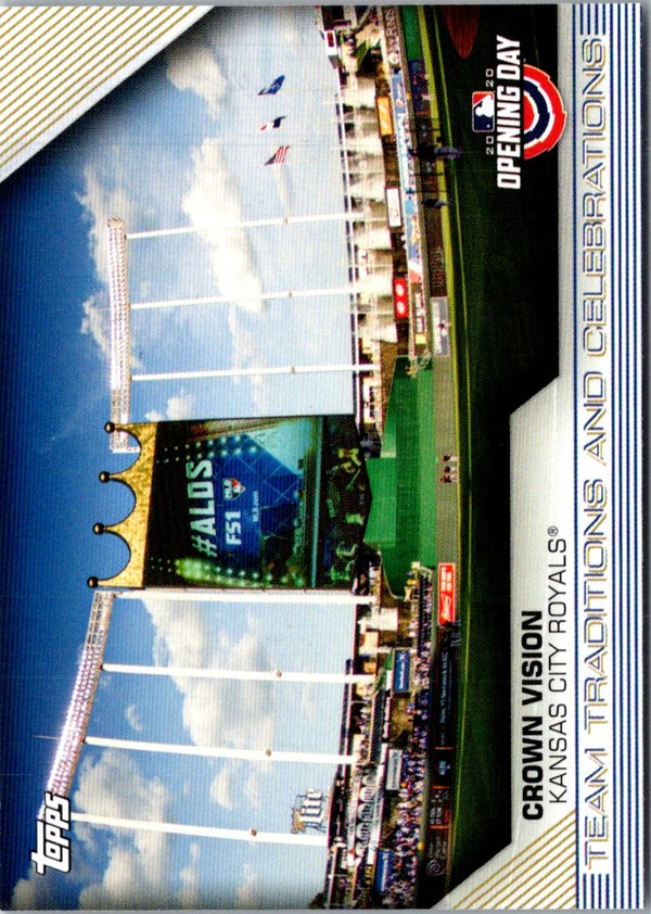 2020 Topps Opening Day Team Traditions and Celebrations Crown Vision #TTC-6