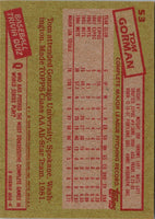 1985 Topps Tom  Gorman #53