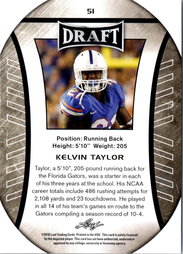 2016 Leaf Draft Kelvin Taylor