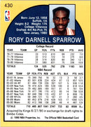 1990 Hoops Rory Sparrow