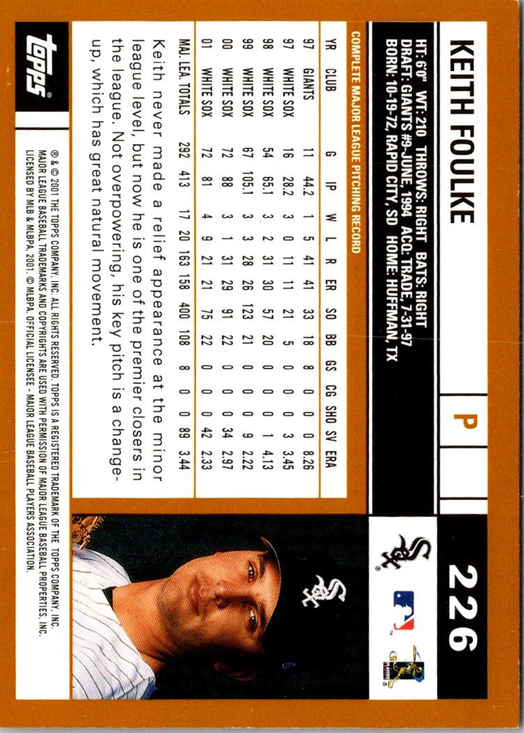 2002 Topps Limited Keith Foulke