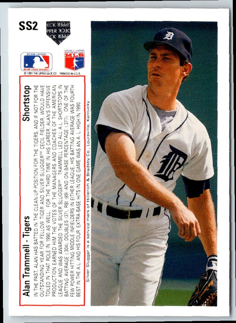 1991 Upper Deck Silver Sluggers Alan Trammell