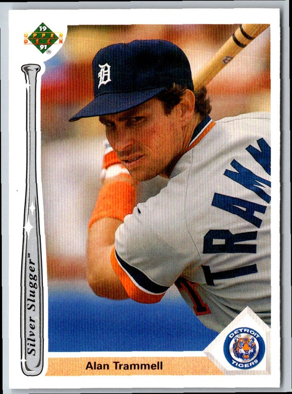 1991 Upper Deck Silver Sluggers Alan Trammell #SS2