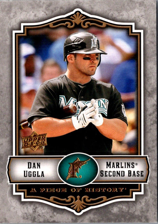 2009 Upper Deck A Piece of History Dan Uggla #37