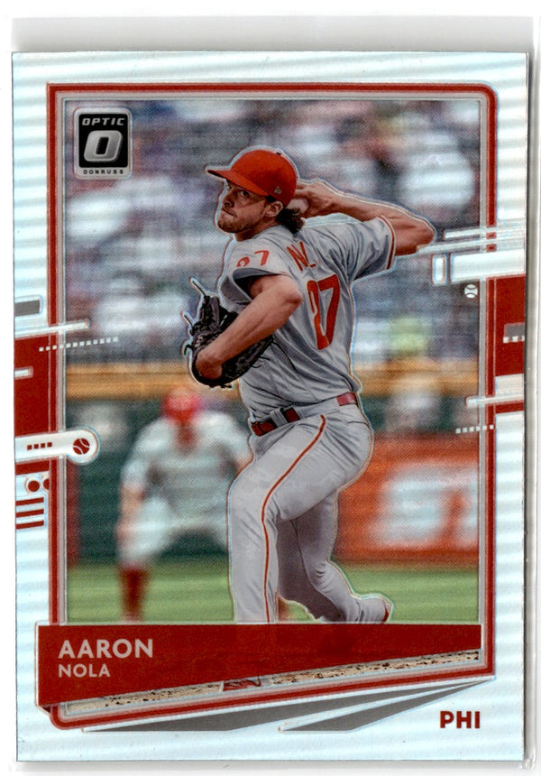 2020 Donruss Optic Red Wave Aaron Nola #140