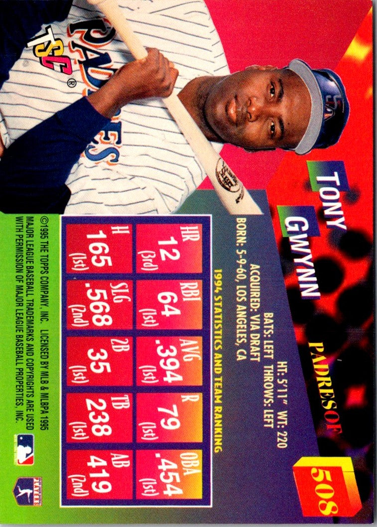 1995 Stadium Club Tony Gwynn