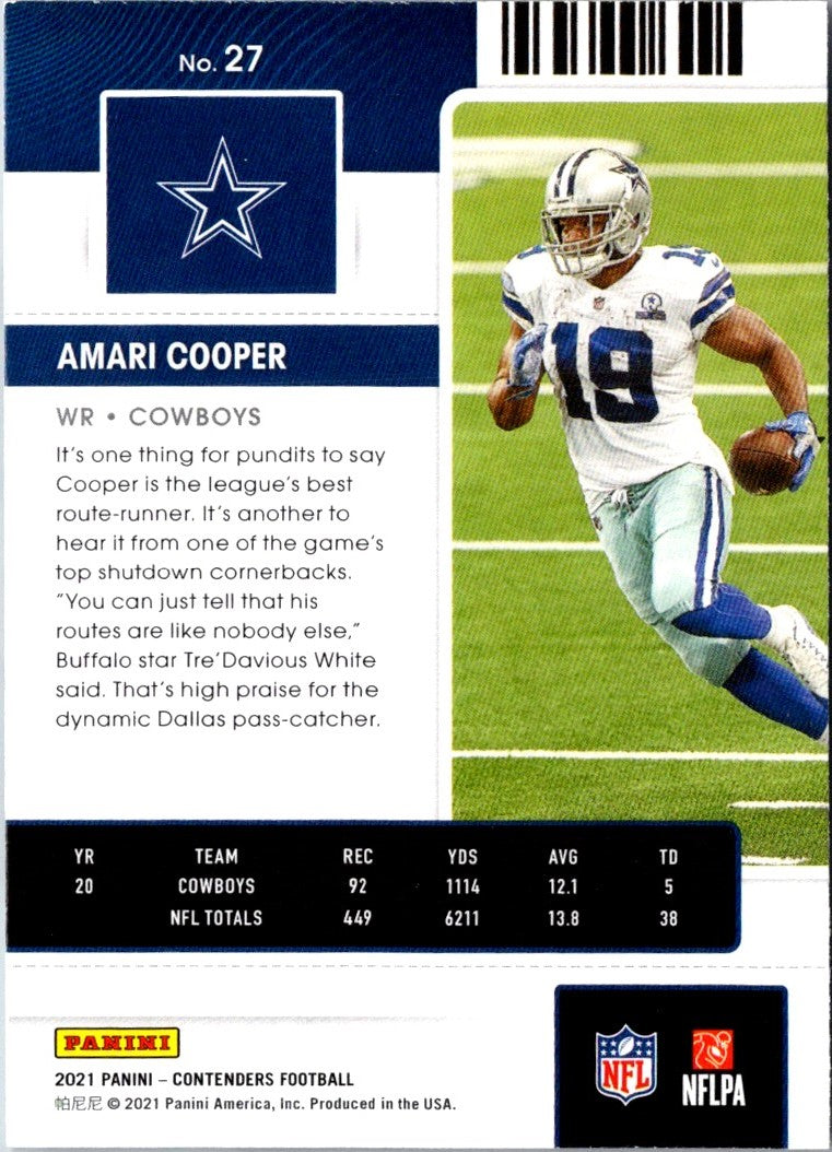 2021 Panini Amari Cooper