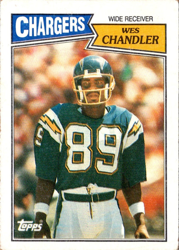 1987 Topps Wes Chandler #342