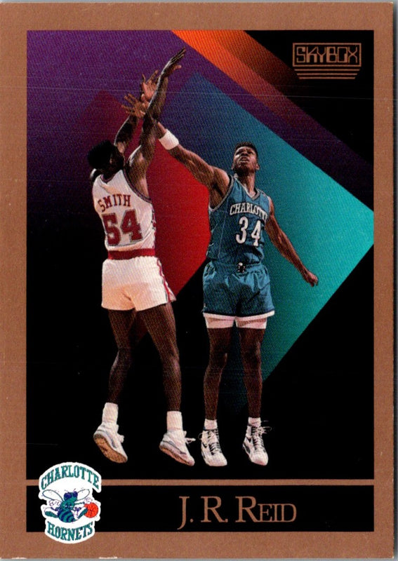 1990 SkyBox J.R. Reid #32 Rookie
