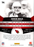 2011 Panini Gridiron Gear Kevin Kolb #74